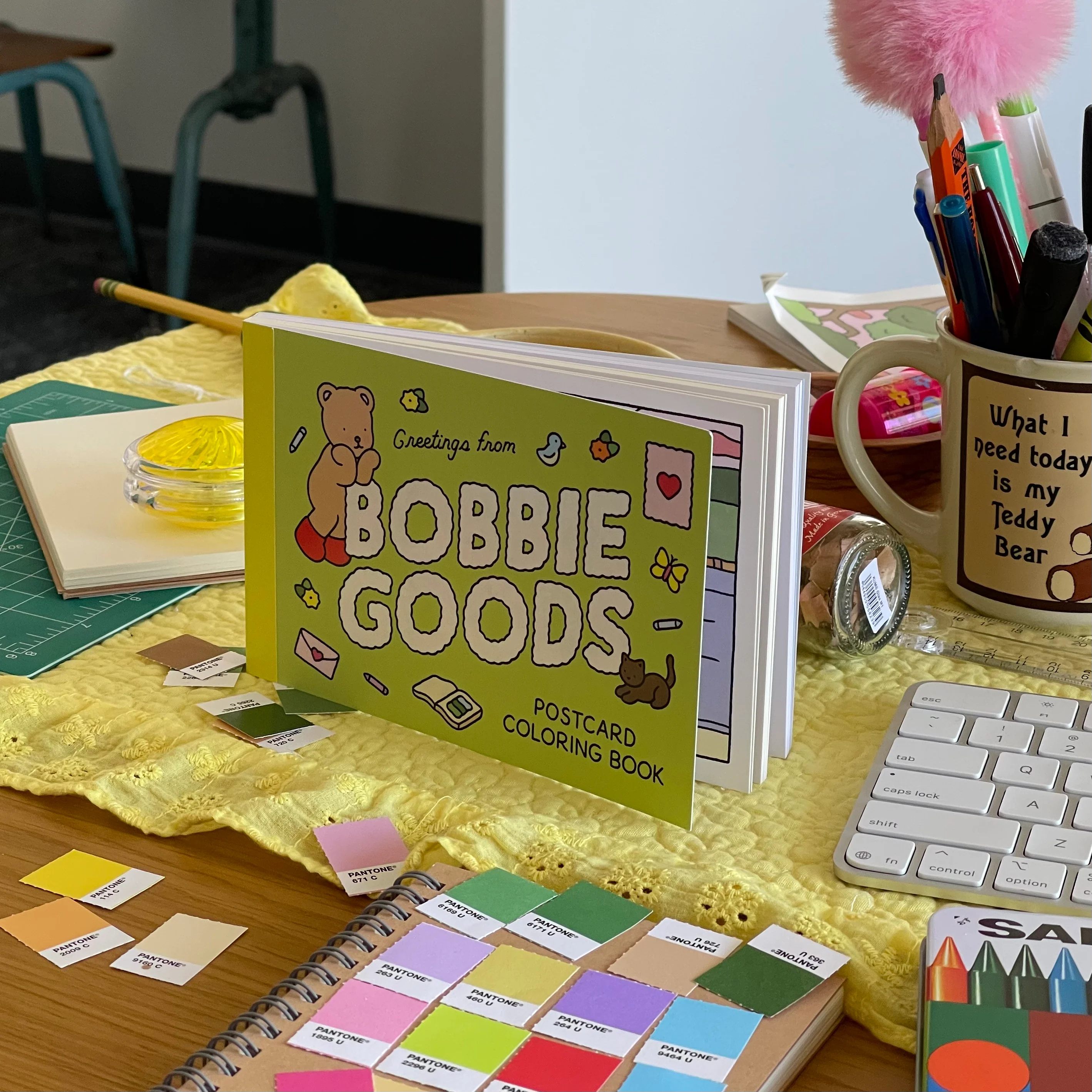 Postcard Coloring Book