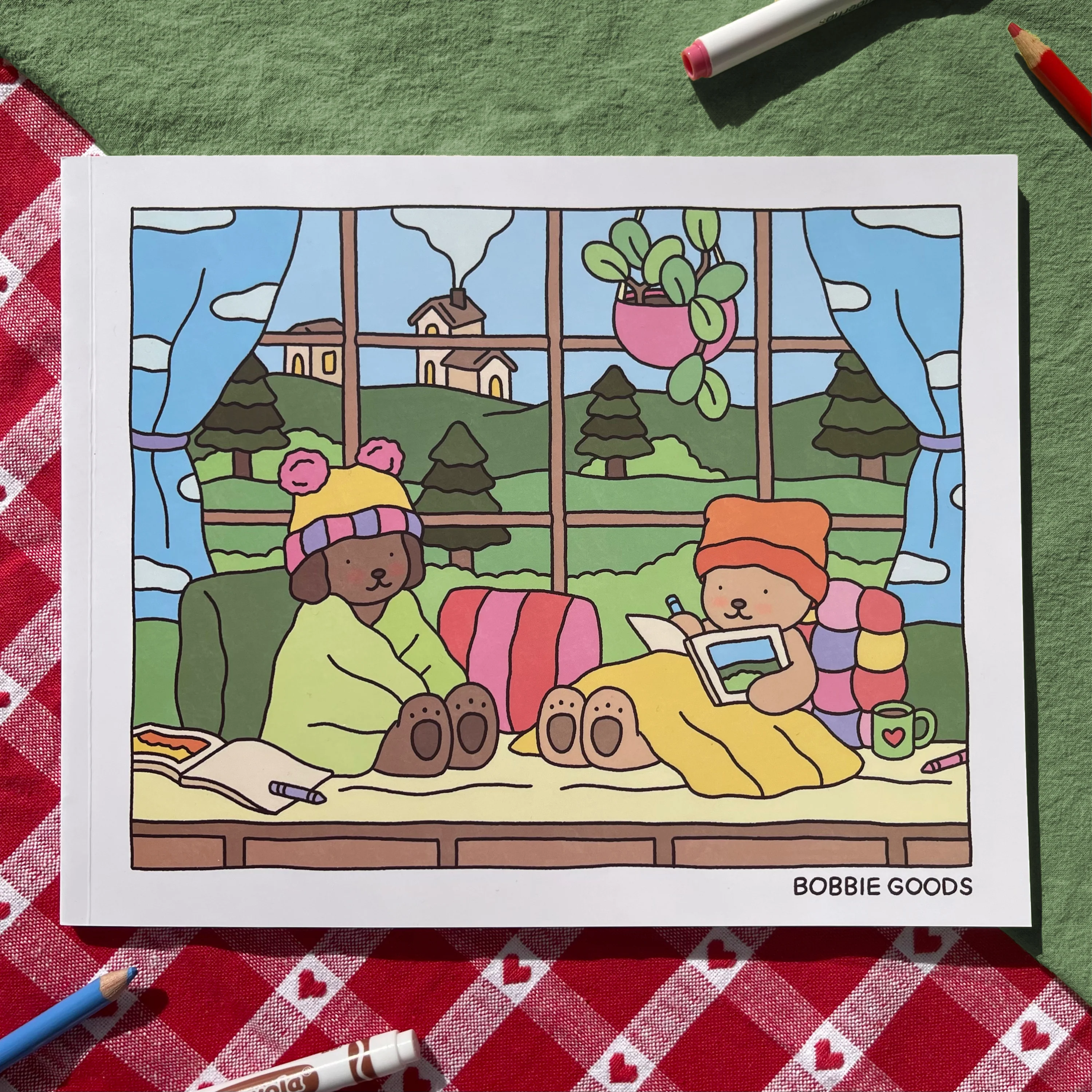 Fall-Winter Coloring Book - Bobbie Goods