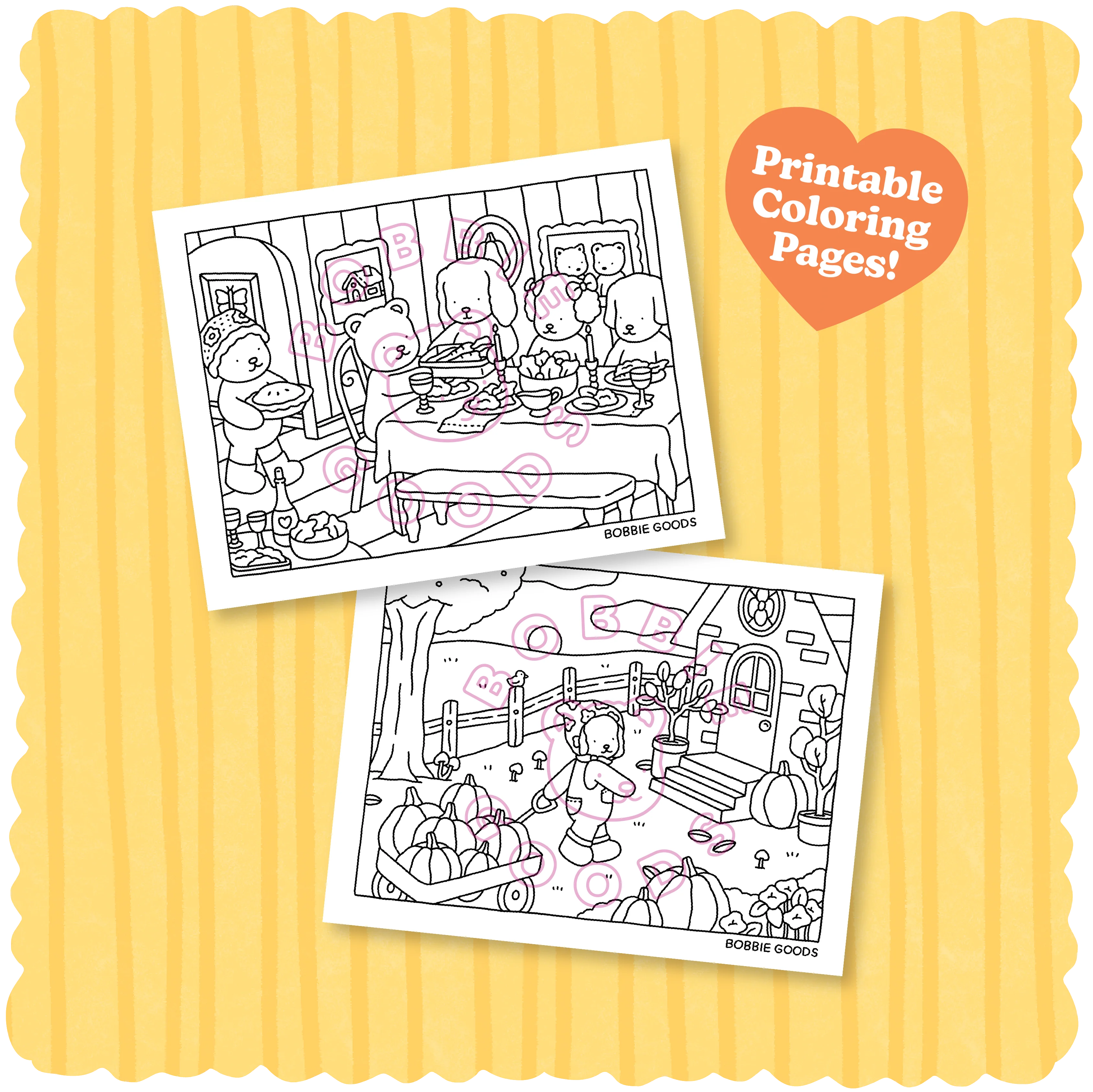 Digital Download • November Coloring Pages