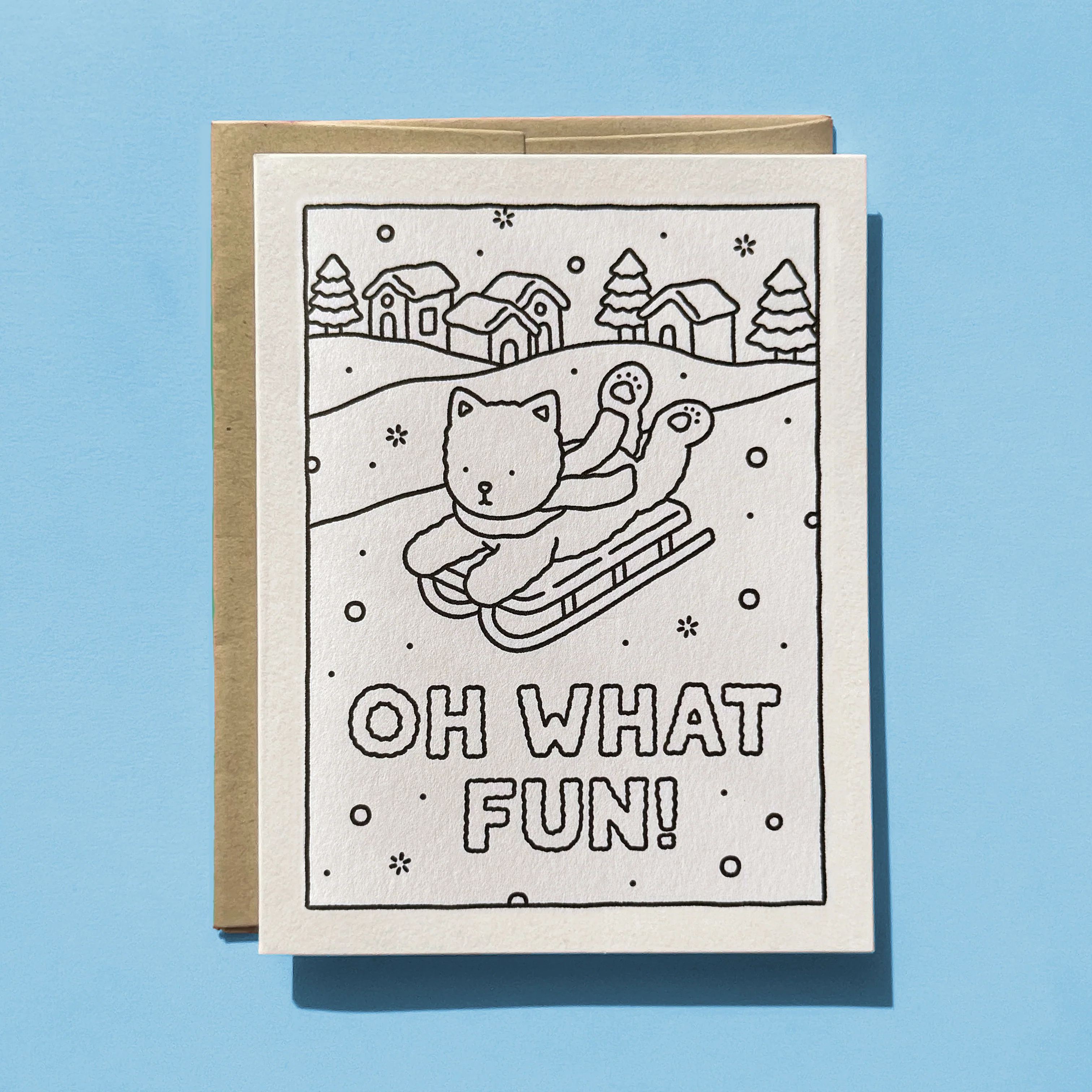 Oh What Fun! Coloring Card