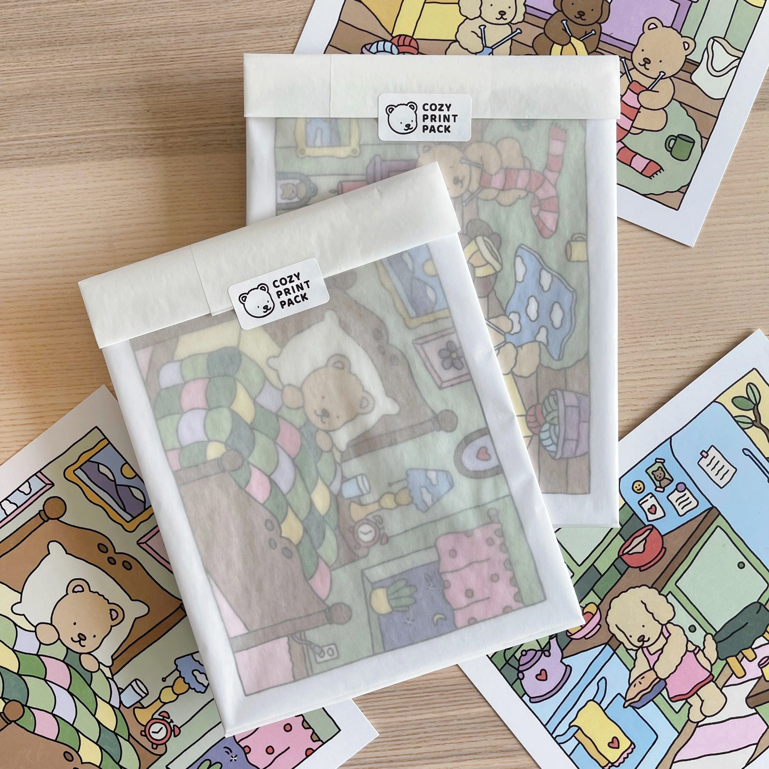 Cozy Art Prints • Pack of 3